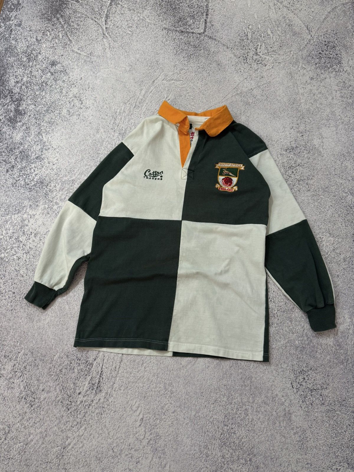 Vintage Cotton Traders South Africa England Rugby Jersey