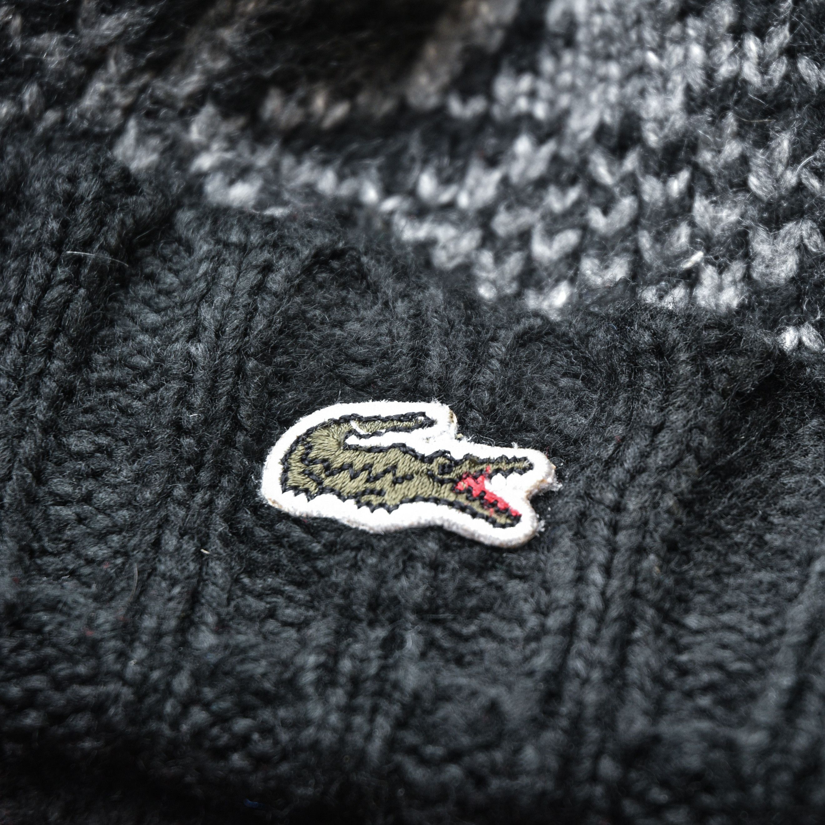 Lacoste Vintage Lacoste Fair Isle Pattern Knit Beanie Hat Size ONE SIZE - 7 Thumbnail