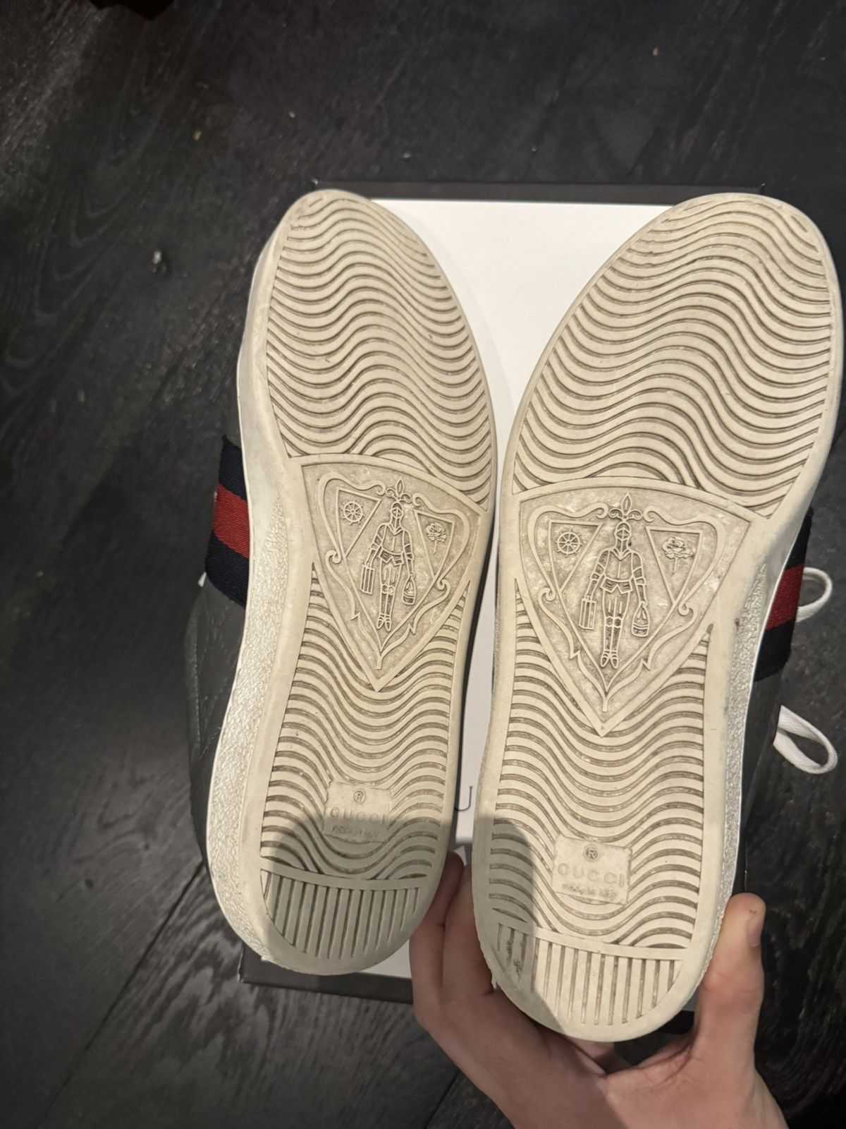Gucci Gucci Lowtop Sneakers Grey Size US 10.5 / EU 43-44 - 4 Thumbnail