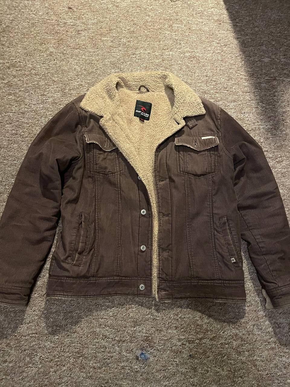 Rip Curl Rip Curl Corduroy Jacket – Brown (L) Size US L / EU 52-54 / 3 - 1 Thumbnail