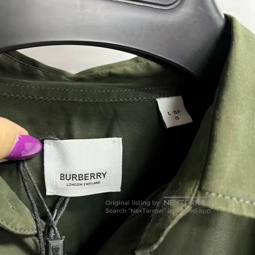 Burberry burberry green long sleeve collared shirt. Size US L / EU 52-54 / 3 - 3 Thumbnail