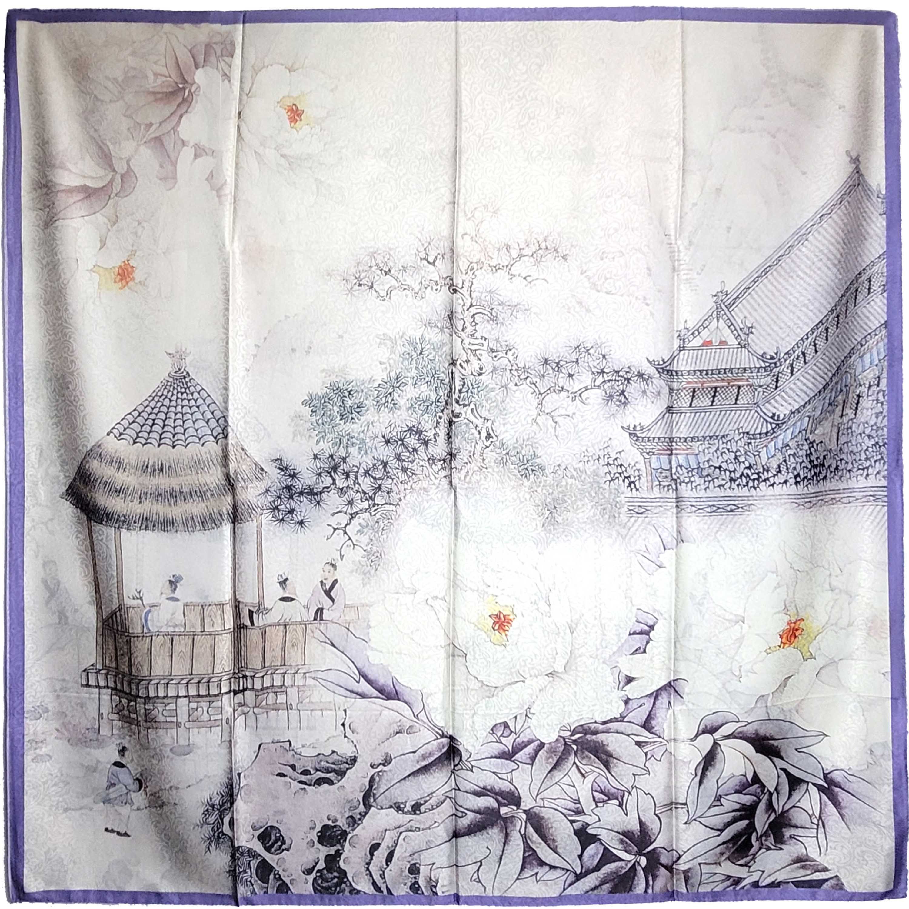 Other NWT Double Sided Silk Scarf 52"x52" Large Square Wrap 3234 Size ONE SIZE - 2 Thumbnail