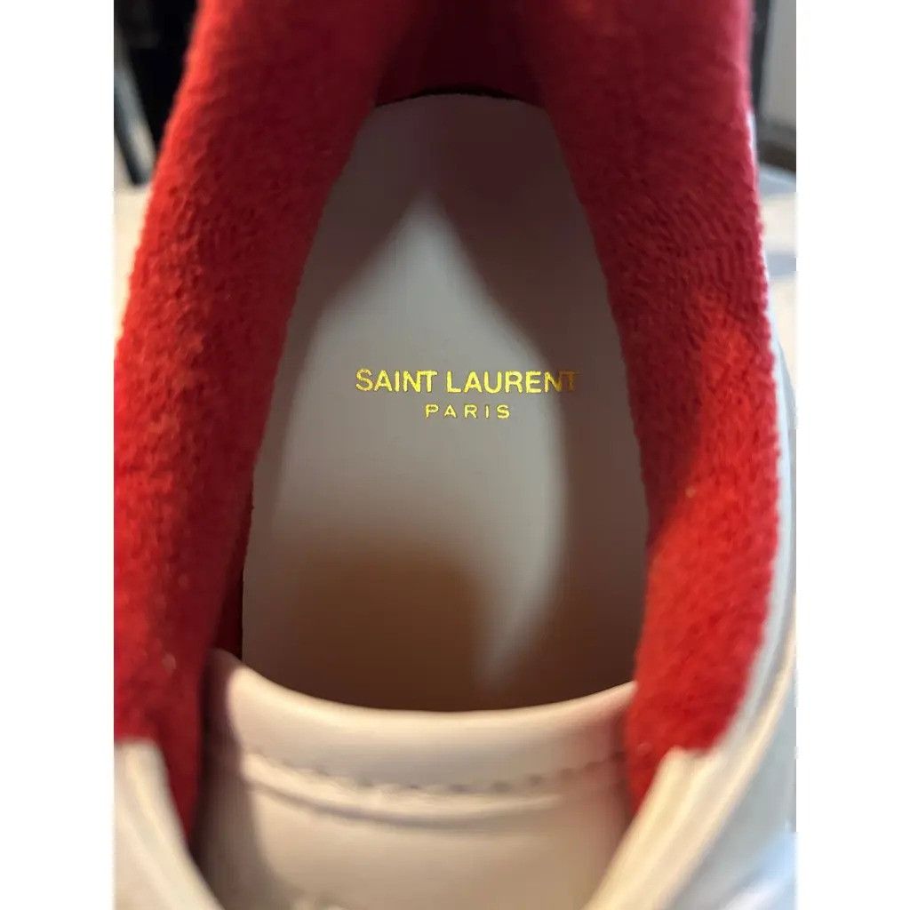 Saint Laurent Paris oc11z0126 807705 SL/61 Low-Top Sneakers in Smooth Leather Size US 10 / EU 43 - 5 Thumbnail