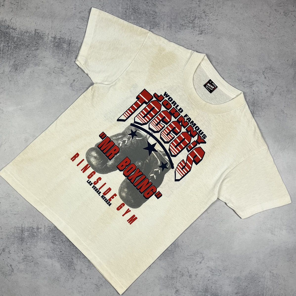 Vintage Johnny Tocco’s mr. boxing rare tee 1990’s
