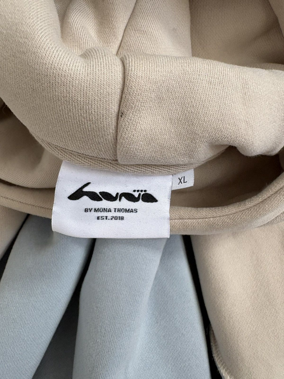 HUNI Design HUNI baby blue hoodie Size US XL / EU 56 / 4 - 4 Thumbnail
