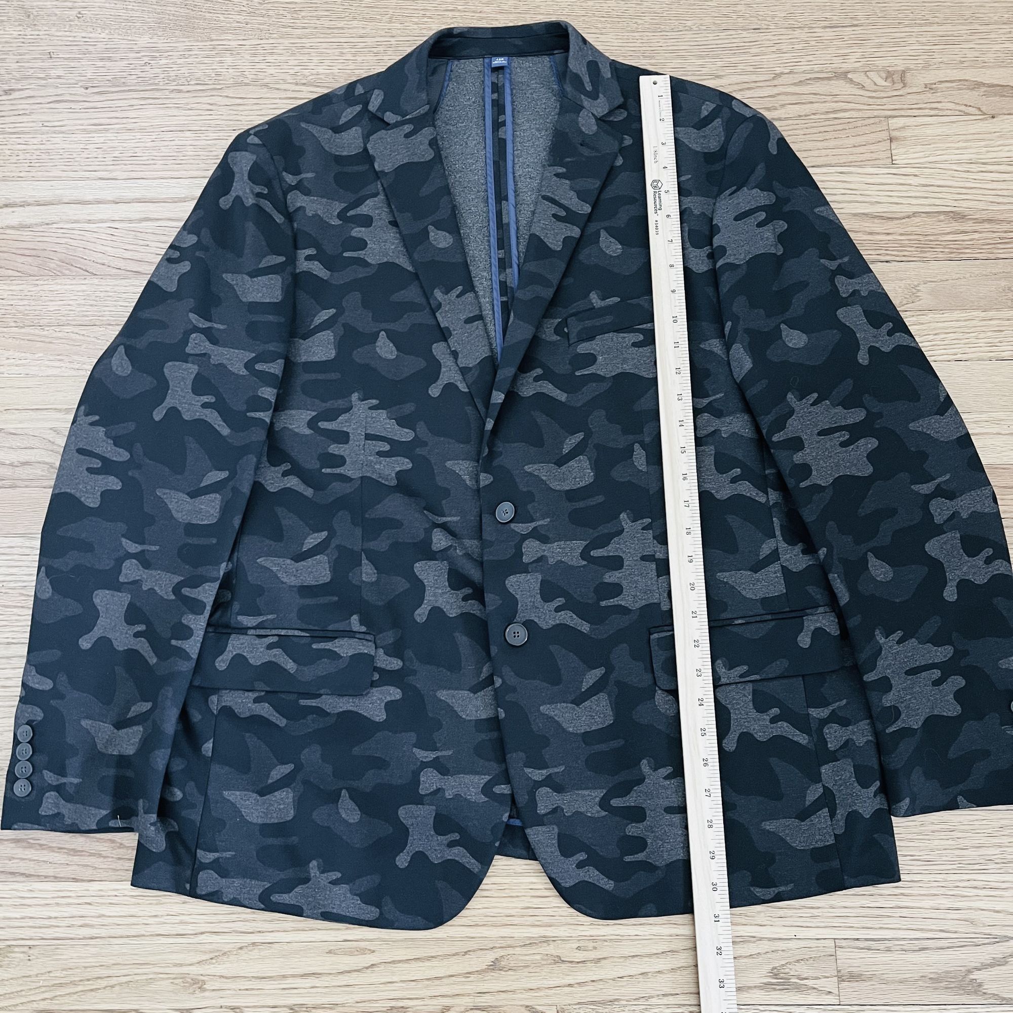 Apt. 9 Camo Blazer Mens 48R Sports Coat Unstructured Casual Stateme Size 48R - 9 Thumbnail