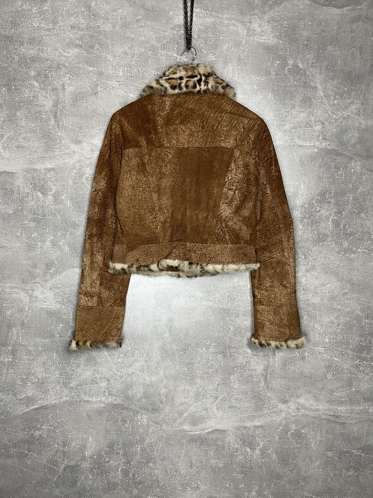 Japanese Brand × Vintage Vintage Y2K Fur Fluffy Stylysh Jacket Size L / US 10 / IT 46 - 7 Thumbnail