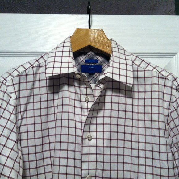 Egara EGARA MEN'S NEW WHITE 100%COTTON CASUAL SHIRT SIZE: L Size US L / EU 52-54 / 3 - 2 Thumbnail