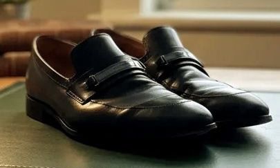 Hugo Boss Hugo Boss Black Leather Bit Loafers Men’s 12 Made In Italy Size US 12 / EU 45 - 12 Thumbnail