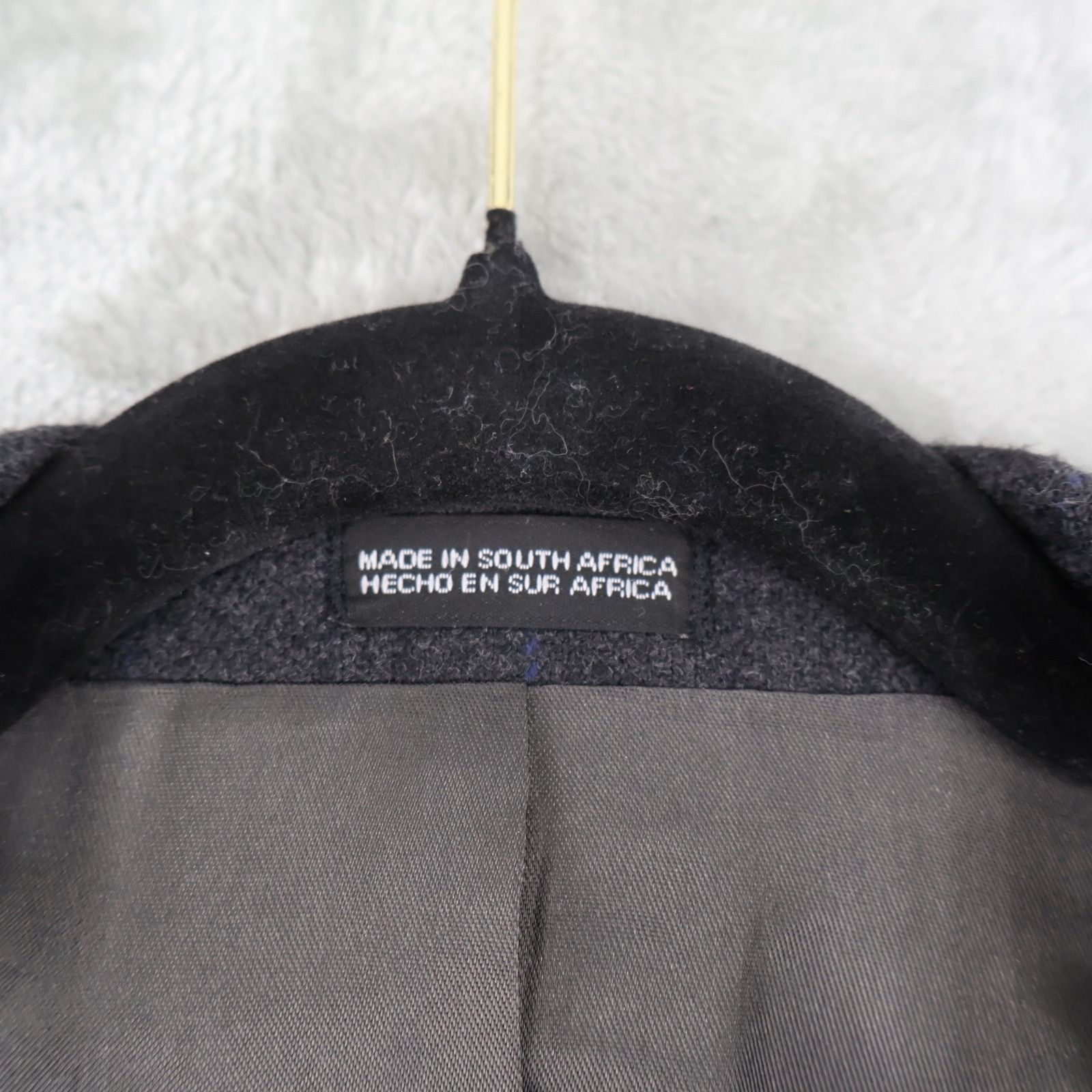 Stafford Stafford Executive Wool Cashmere Blazer Men 40L Gray Classic Size 40L - 5 Thumbnail