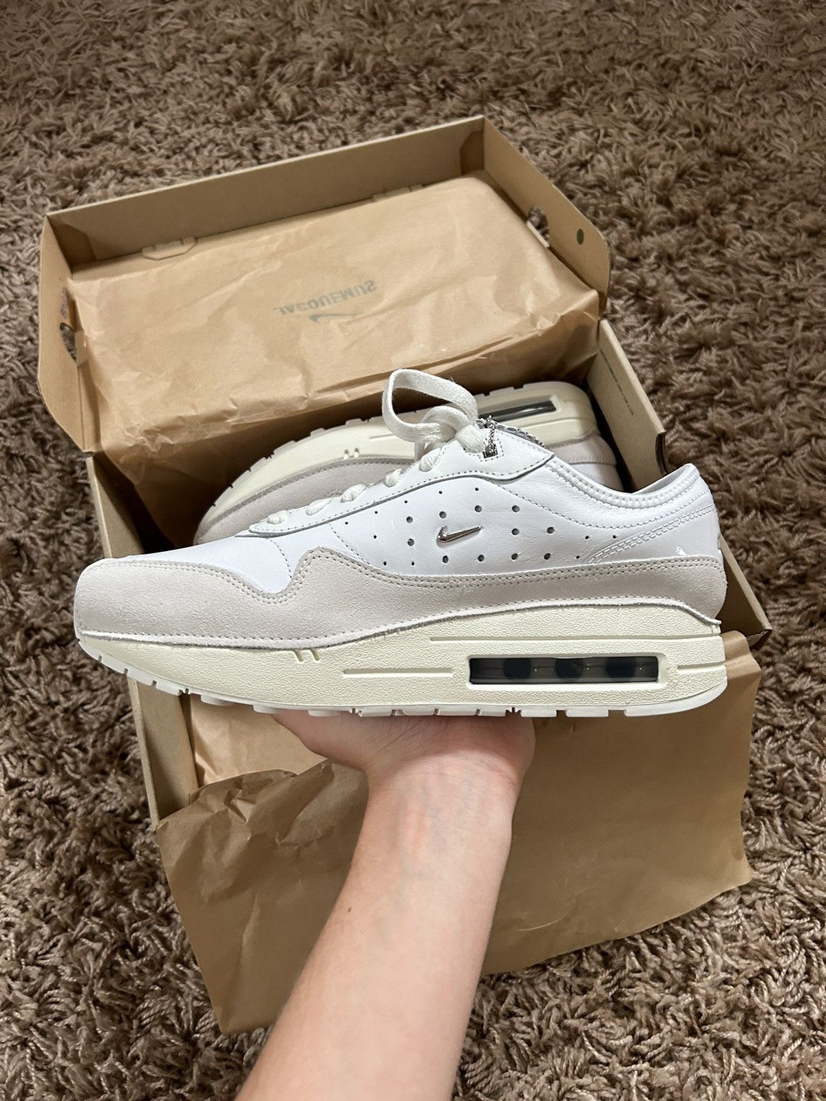 Jacquemus × Nike Nike x Jacquemus Air Max 1 ‘86 Size US 9.5 / EU 42-43 - 1 Thumbnail