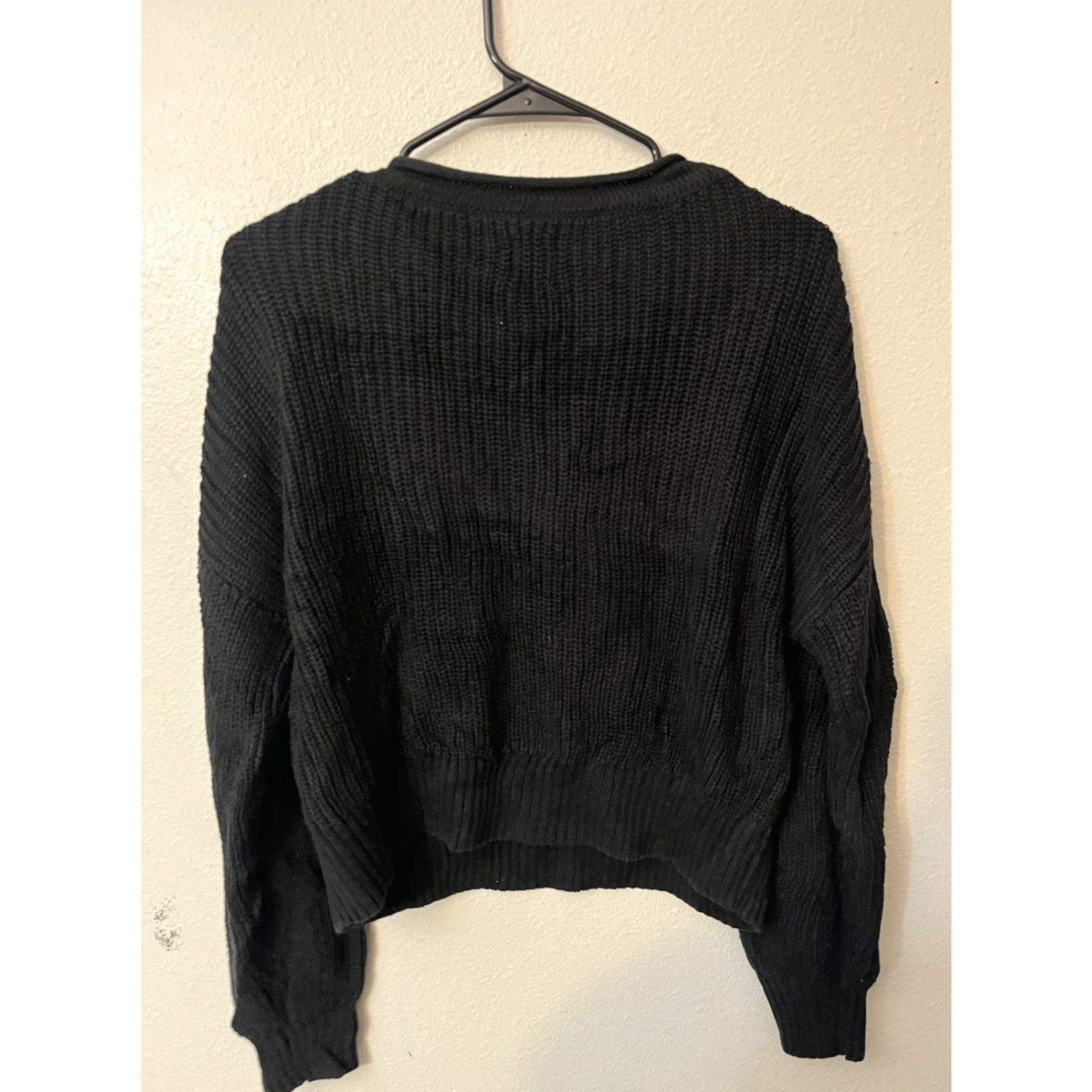 Gap VINTAGE Gap Womens Sweater Knit Turtleneck Pullover Small Black Winter Clothing Size S / US 4 / IT 40 - 2 Thumbnail