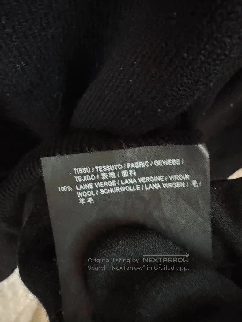 Saint Laurent Paris Saint Laurent 100% Wool Black Sweater. Size US S / EU 44-46 / 1 - 5 Thumbnail