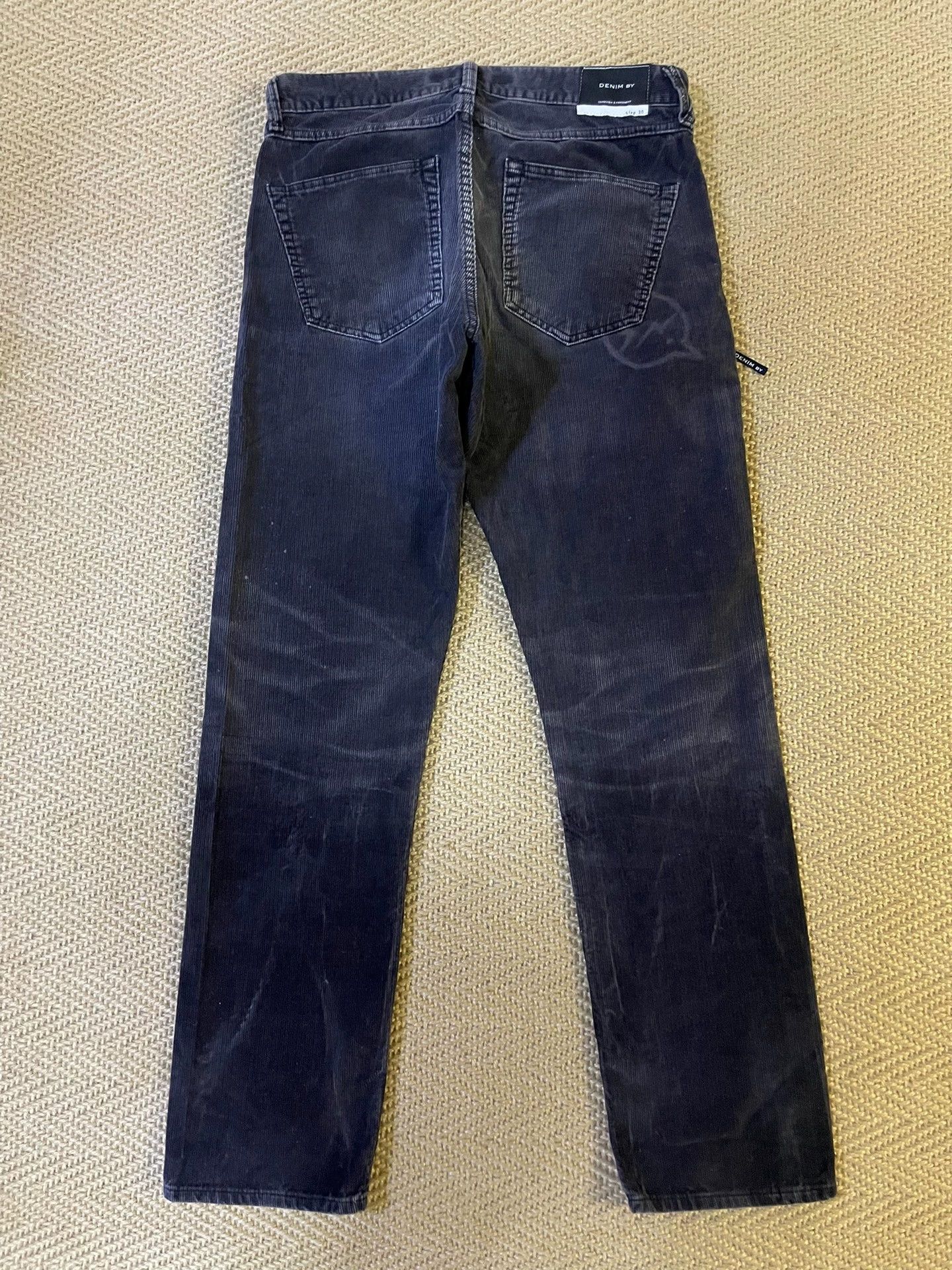 Fragment Design FRAGMENT x VANQUISH Black Washed Corduroy Pants W30 Size US 30 / EU 46 - 2 Thumbnail