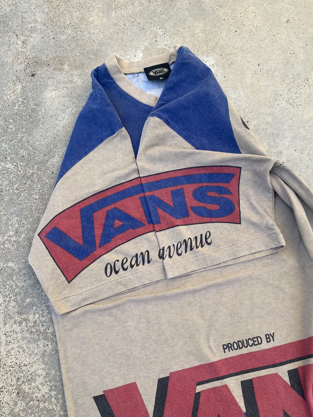Vans Vintage Over Prints Vans Single Stitch Tees Size US L / EU 52-54 / 3 - 8 Thumbnail