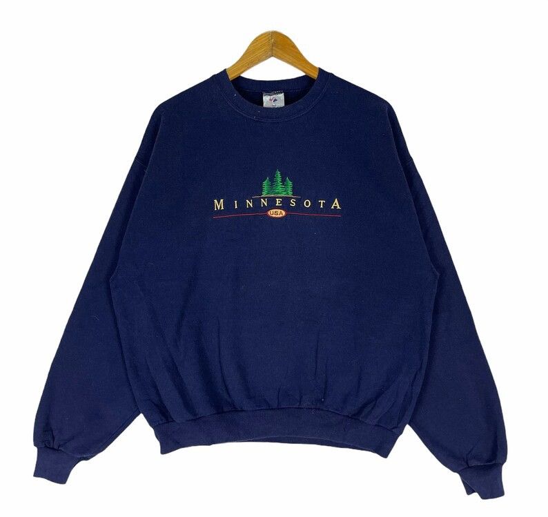 Other Vintage 90s Minnesota USA Sweatshirt Size US L / EU 52-54 / 3 - 2 Thumbnail
