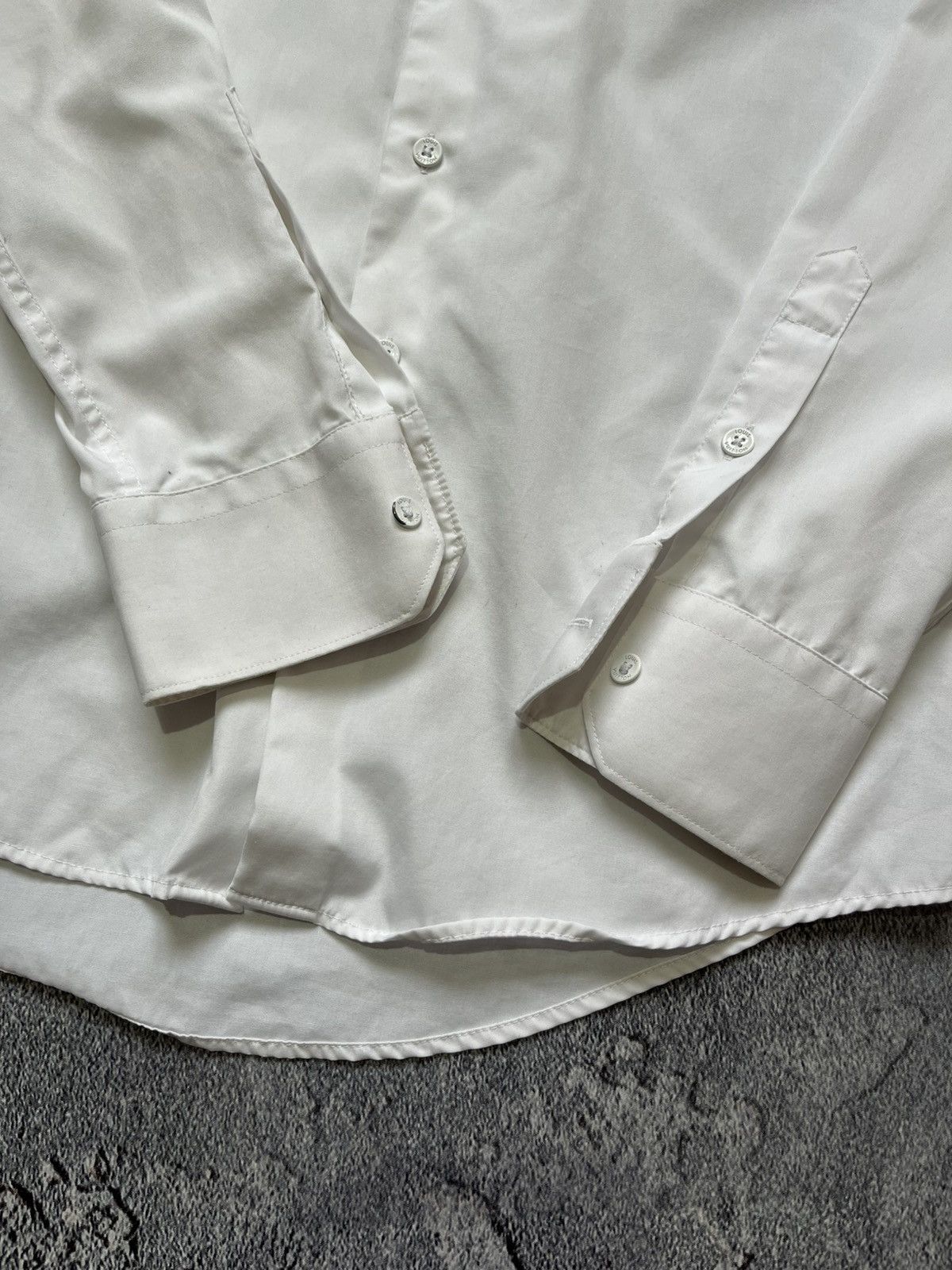 Louis Vuitton × Vintage Louis Vuitton Uniform Button Up Shirt Long Sleeve Size 36S - 3 Thumbnail