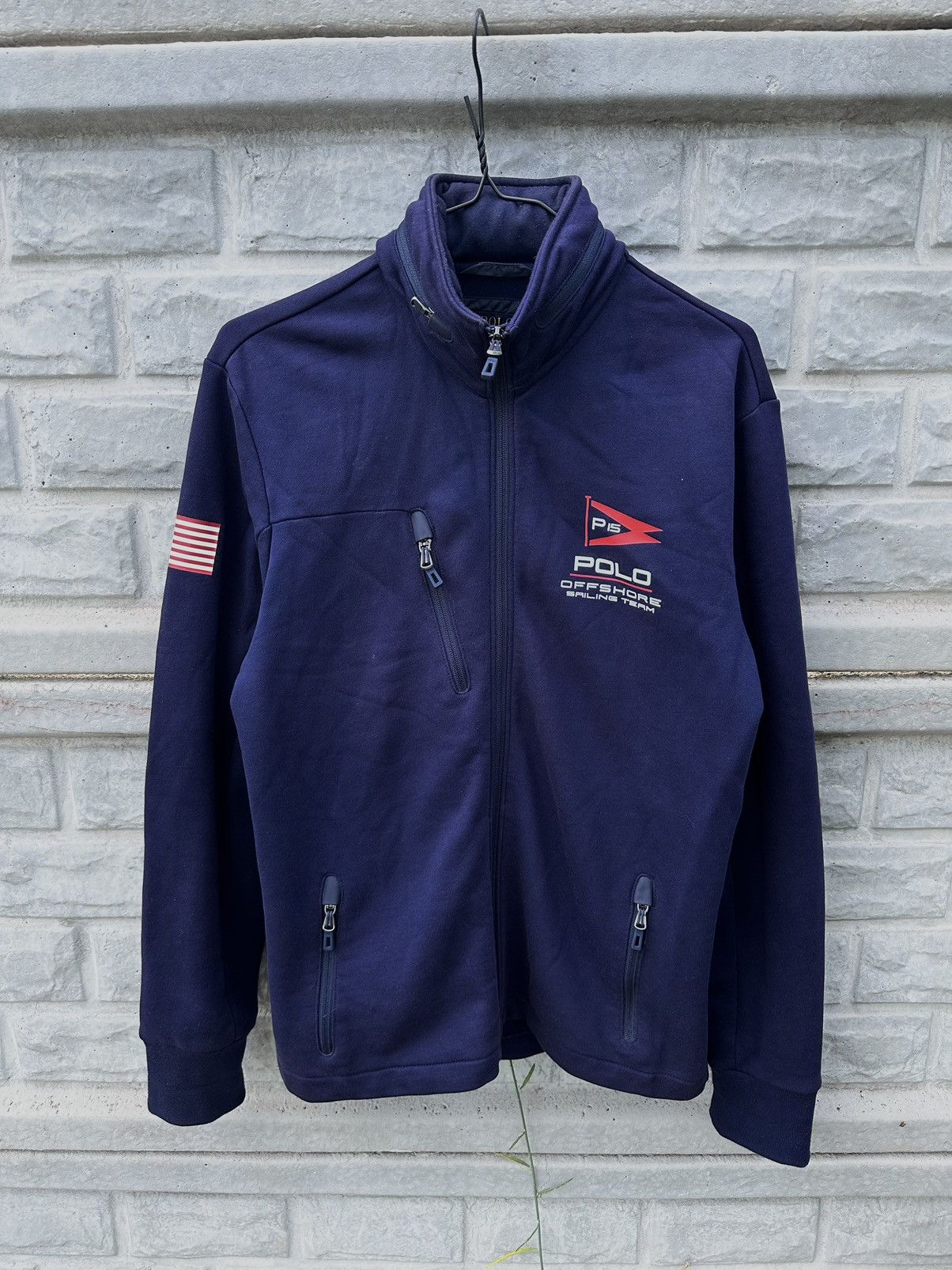 Vintage Polo Ralph Lauren Sailing Team Hooded Zip Hoodie