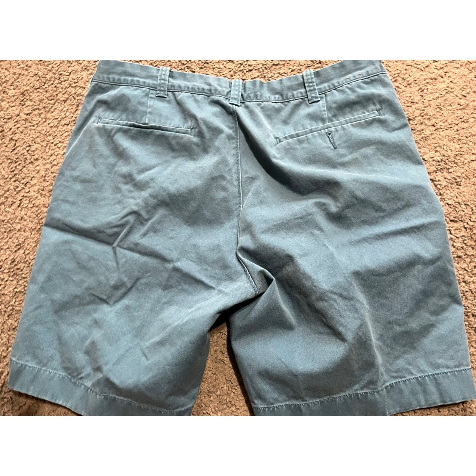 J.Crew J. Crew Shorts Men 36 Blue Flat Front Nantucket Chino Cotton Twill Bermuda 90454 Secure Zip Pocket 8.75 Inseam Regular Mens Clothing Size US 36 / EU 52 - 2 Thumbnail