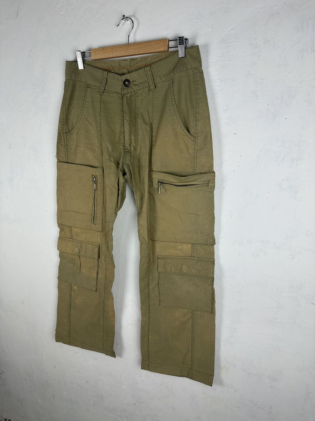 If Six Was Nine CARGO PANTS SENDITIONARIES MULTIPOCKET FADED COLOUR Size US 31 - 6 Thumbnail