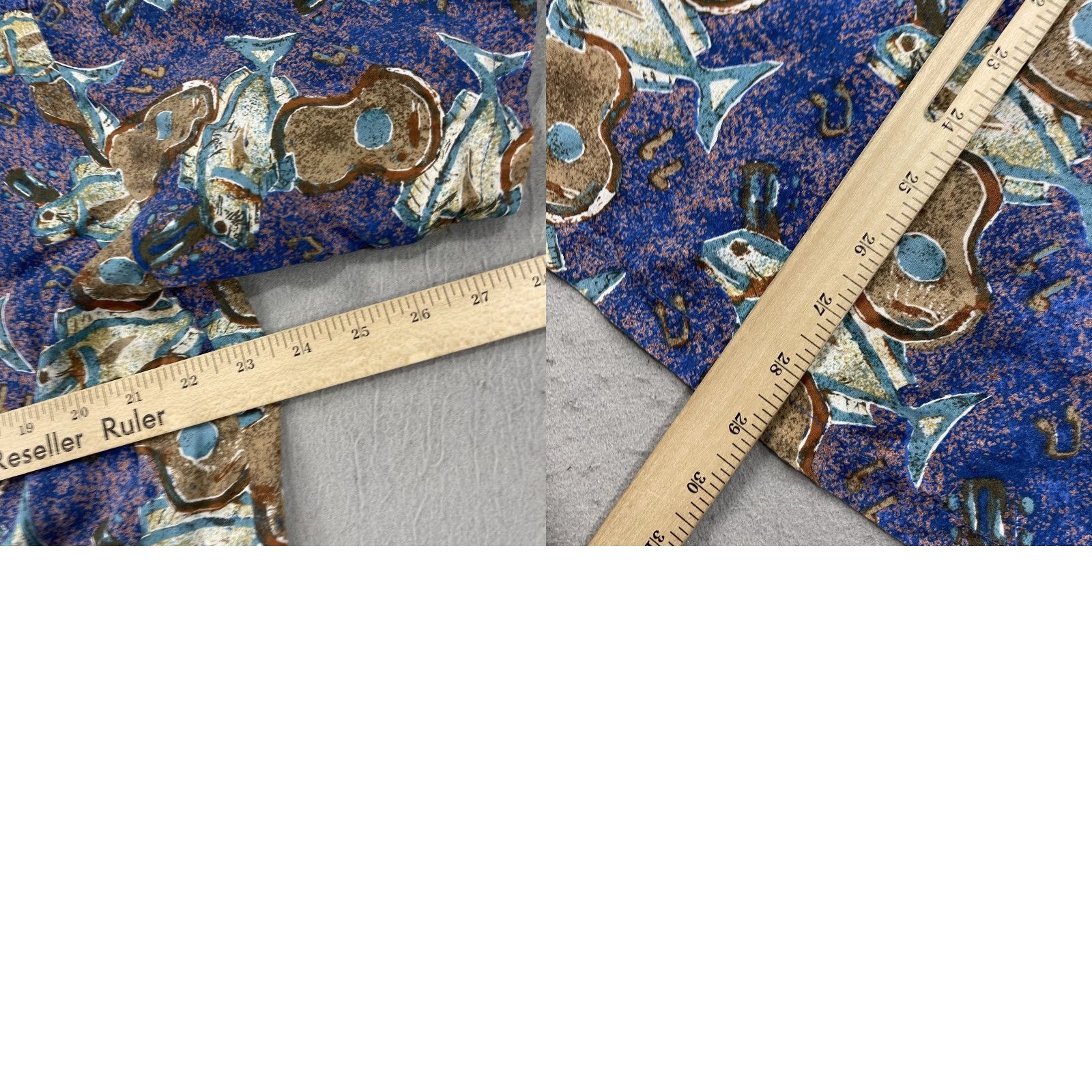 Vintage VINTAGE Kahala Shirt Mens M Blue Geometric Hawaiian Button-Up 80s Sympathy 80s? Size US M / EU 48-50 / 2 - 8 Thumbnail