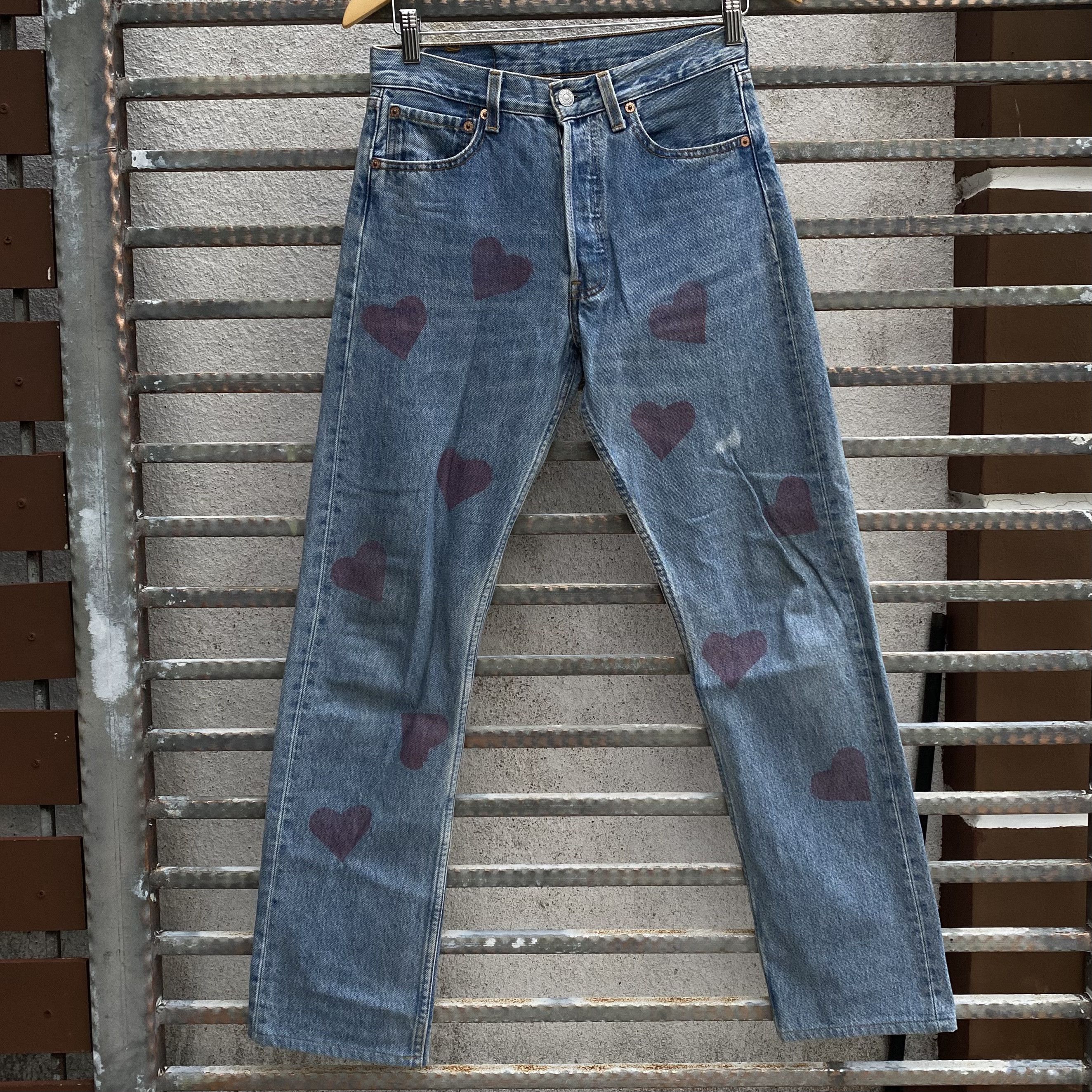 Levi's Vintage 90s Levis 501 Grunge Style Jeans Size 28" / US 6 / IT 42 - 3 Thumbnail