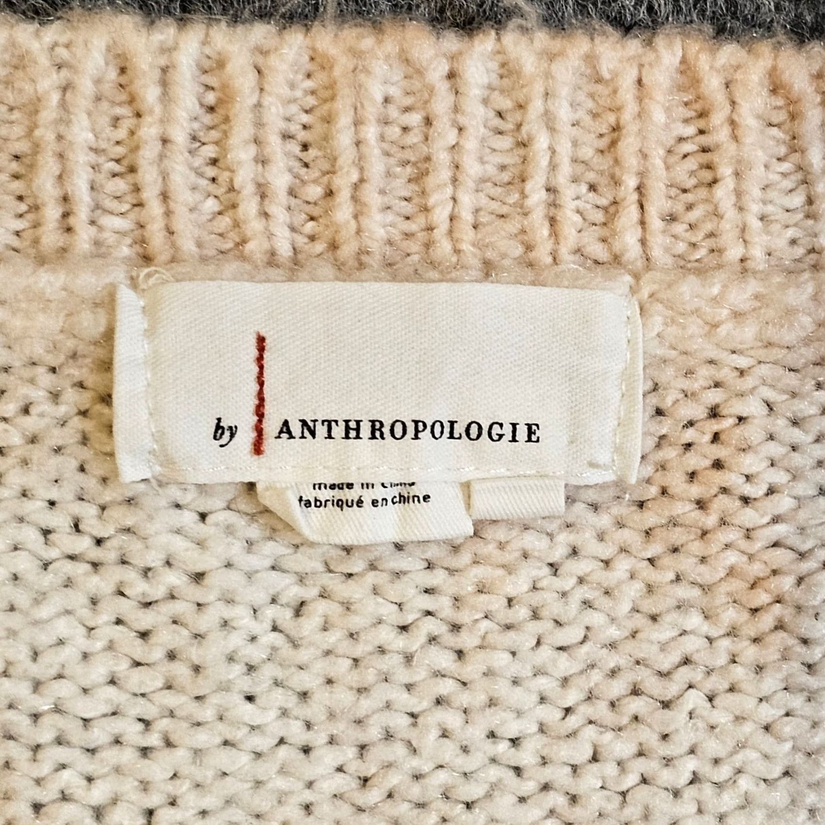 Anthropologie Anthropologie Sweater Womens Small Pink White Tie Dye 3/4 Sleeve V Neck Casual Womens Size S / US 4 / IT 40 - 3 Thumbnail