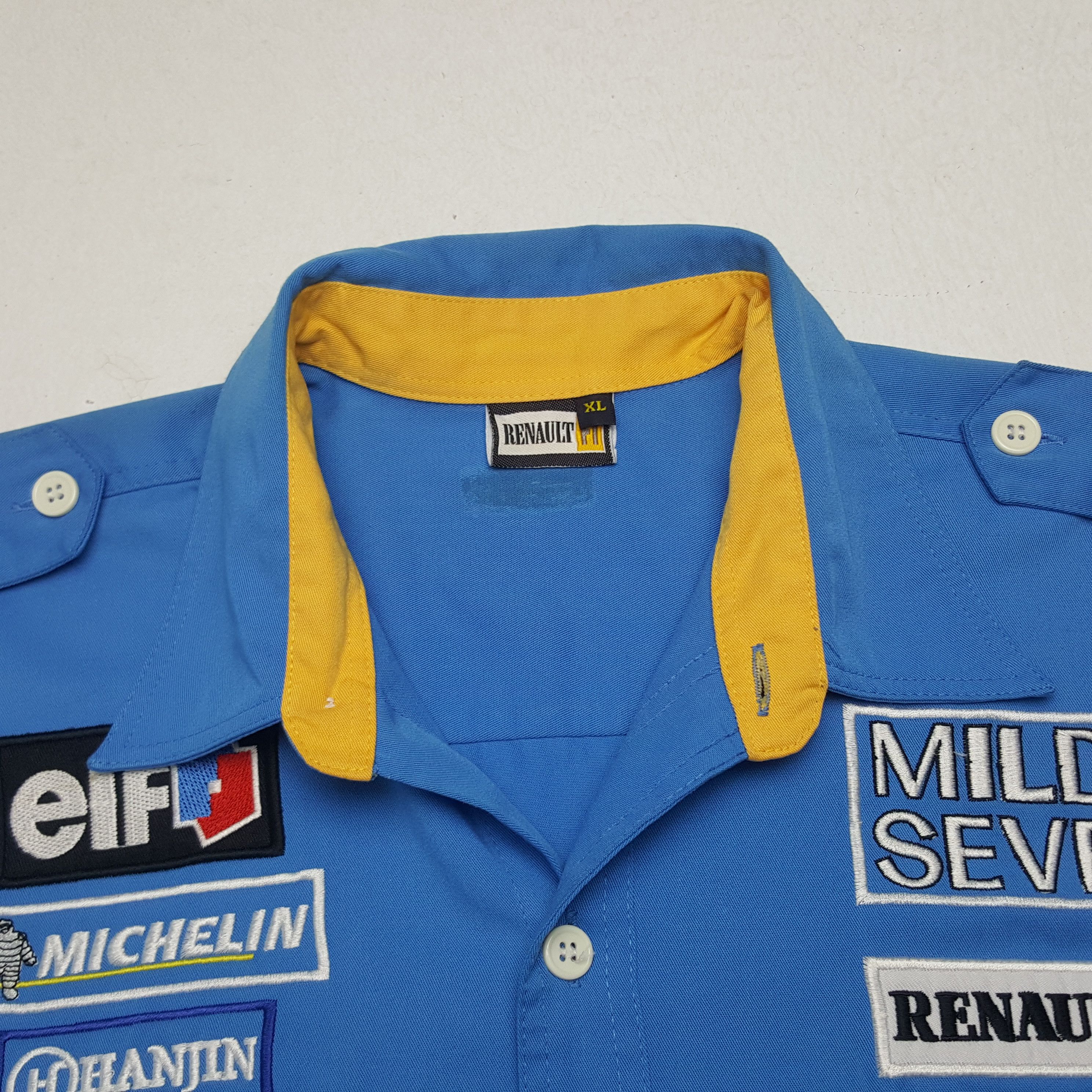 Vintage Vintage Mild Seven Sport Worker Uniform Button Up Shirt Size US L / EU 52-54 / 3 - 5 Thumbnail