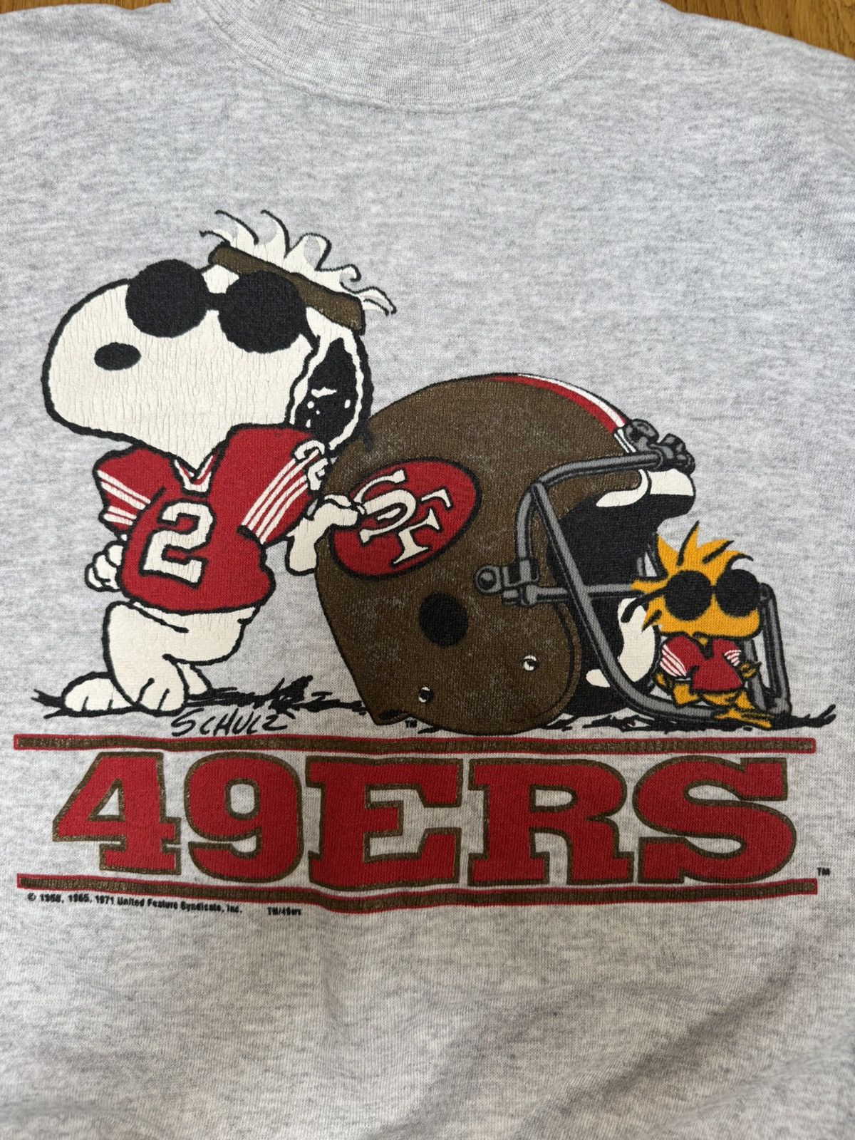 Other Vintage San Francisco 49ers Snoopy Peanuts Sweatshirt Artex Size US L / EU 52-54 / 3 - 6 Thumbnail