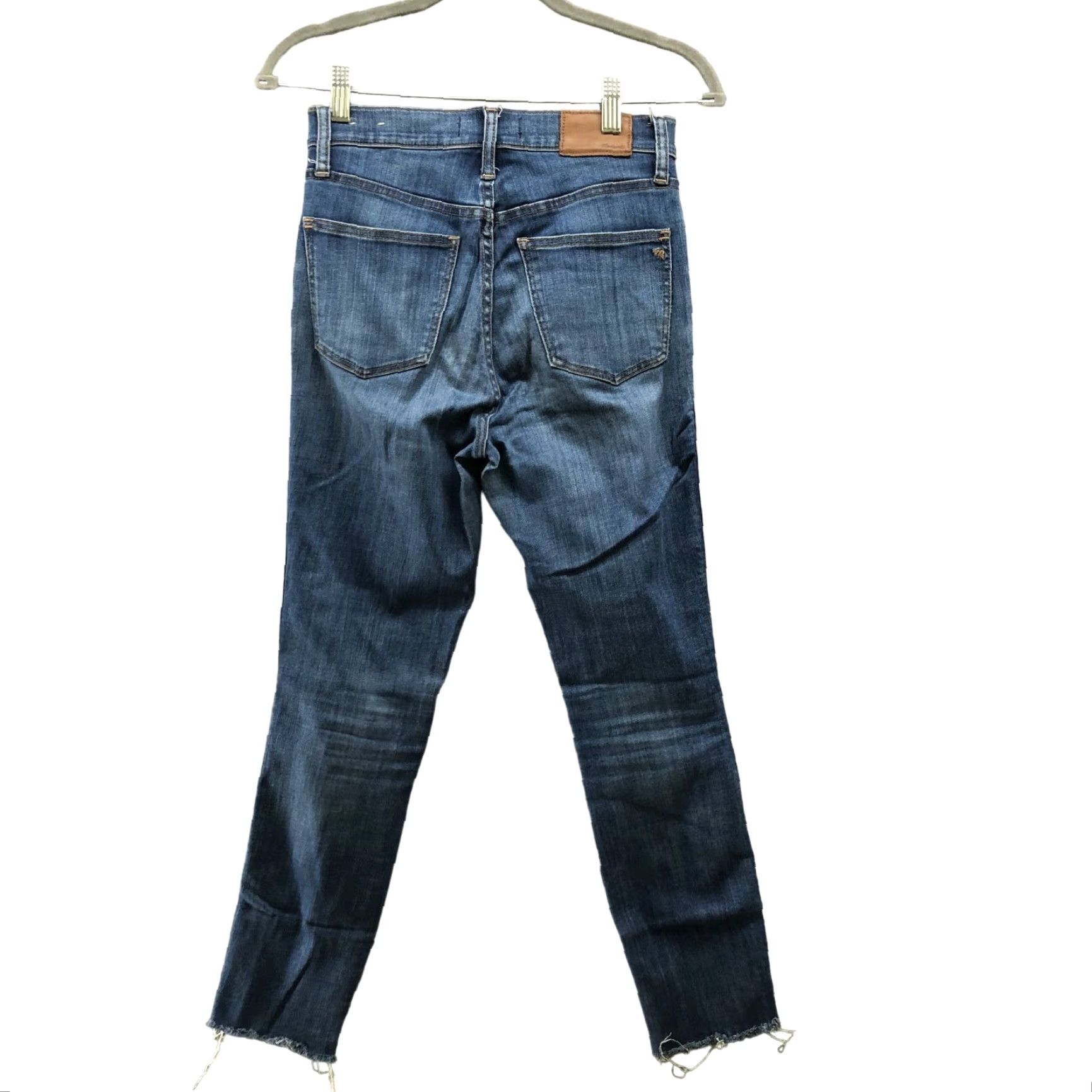 Madewell Madewell Jeans Womens 25 High Rise Skinny Crop 10'' Exposed Button Fly Blue Size 42" / US 20 - 2 Thumbnail
