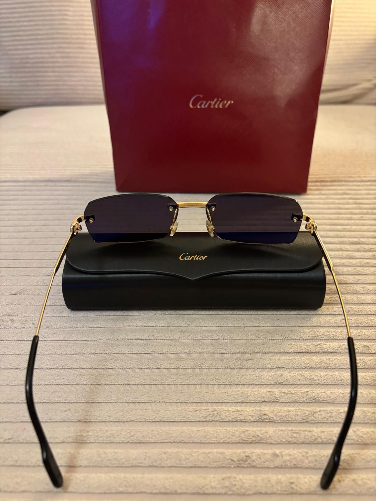 Cartier Authentic Cartier G48 G26 FT rimless sunglasses Size ONE SIZE - 2 Thumbnail
