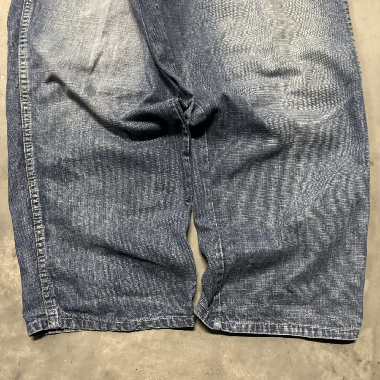 Japanese Brand × Vintage Crazy Vintage Y2K/2000s Baggy Faded Grunge Skater Denim Jeans! Size US 40 / EU 56 - 6 Thumbnail