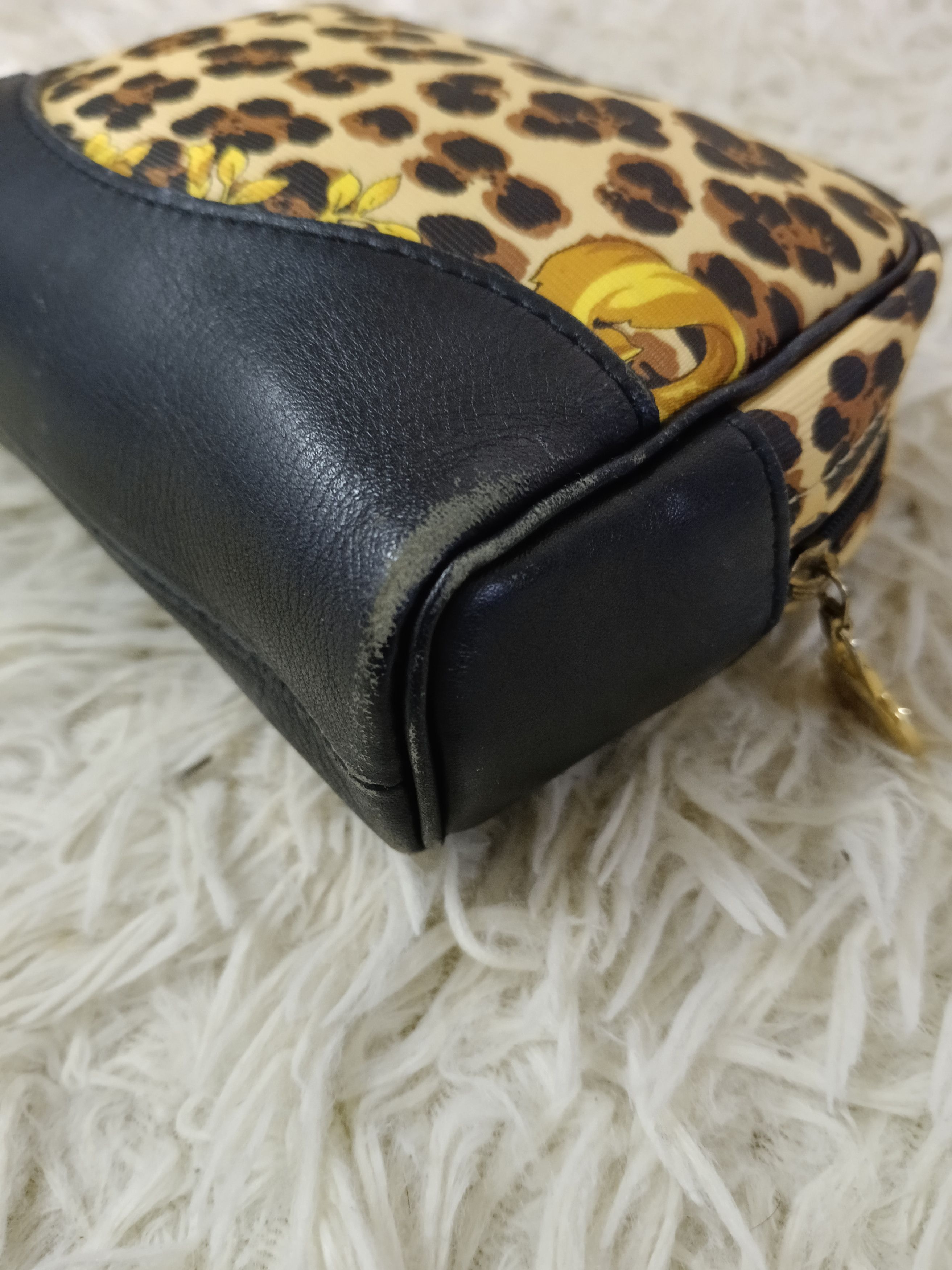 Versace VERSACE Vintage Leopard Print Mini Clutch Size ONE SIZE - 11 Thumbnail