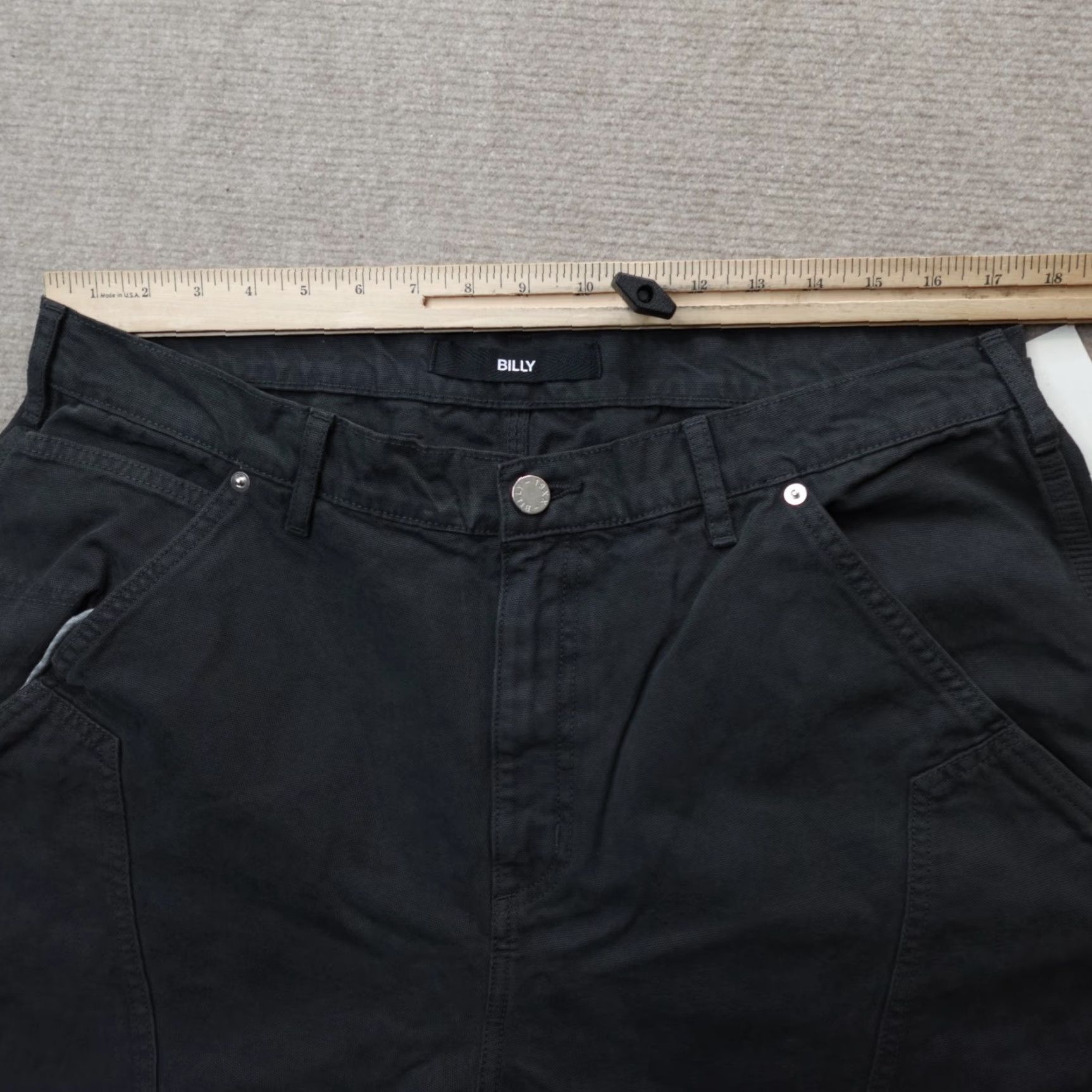 Vintage Billy Los Angeles Pants 36 Gray Canvas Double Knee Made in USA NEW Size US 36 / EU 52 - 6 Thumbnail