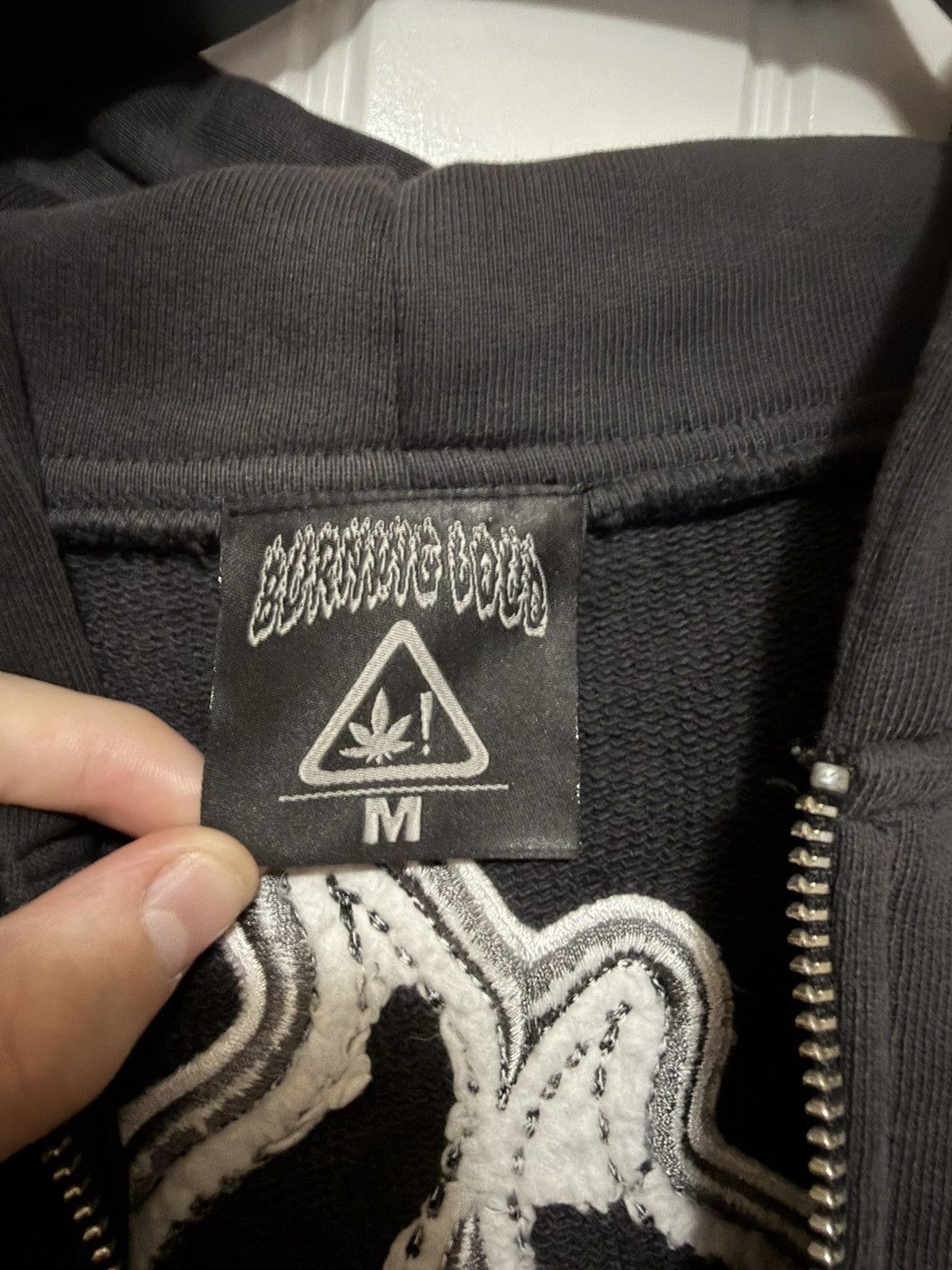 Other Burning Loud skull hoodie patchwork Size US M / EU 48-50 / 2 - 13 Thumbnail