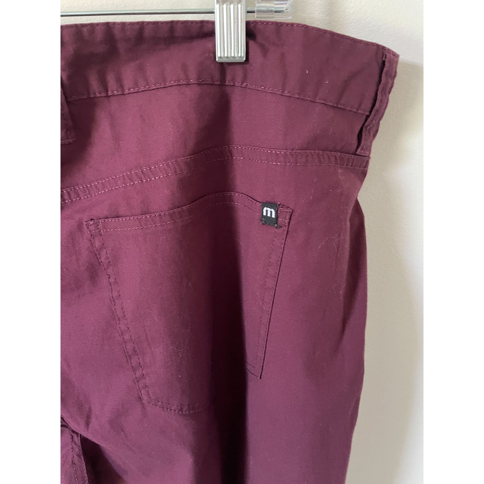 TravisMathew Travis Mathew Chino Golf Pant Wine Red Purple Size 40x34 NEW Size US 40 / EU 56 - 3 Thumbnail