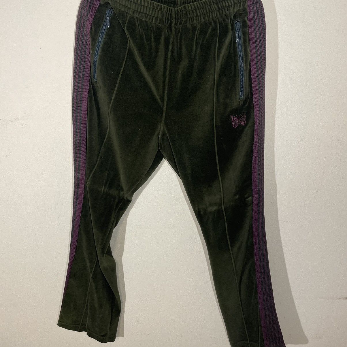 image of Needles Sweatpants in Olive Green, Men's (Size 28)