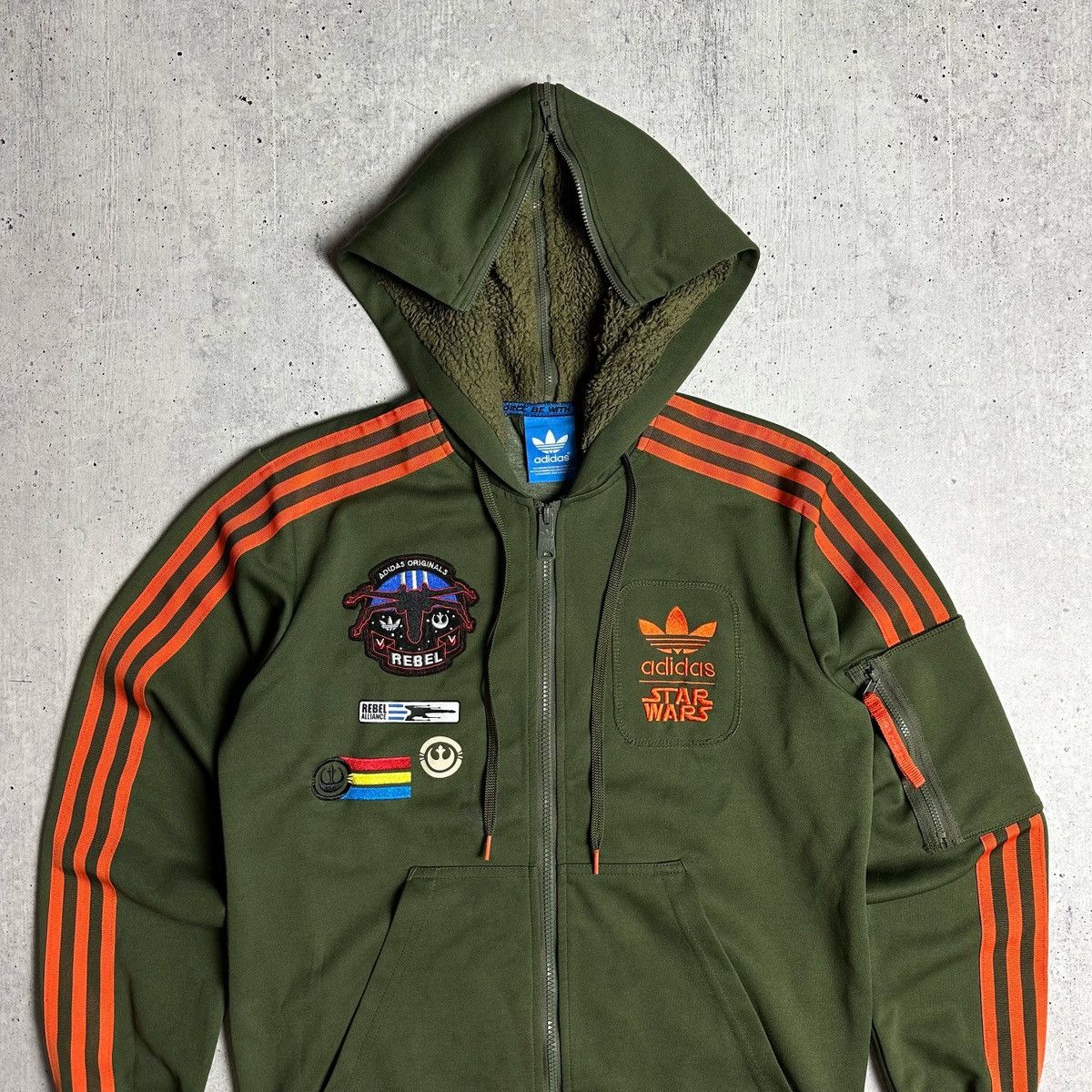 【限定レア】 adidas STARWARS フライトジャケット　MA-1 M Adidas × Star Wars × Vintage Adidas Originals Star Wars X