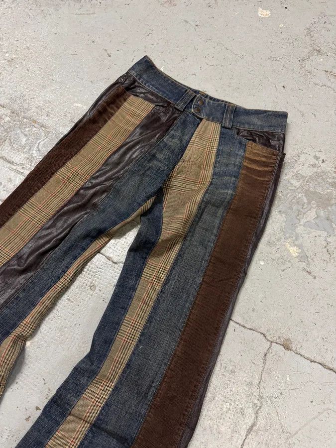 Vintage 2000s Energie Hybrid Materials Pants Size US 30 / EU 46 - 6 Thumbnail