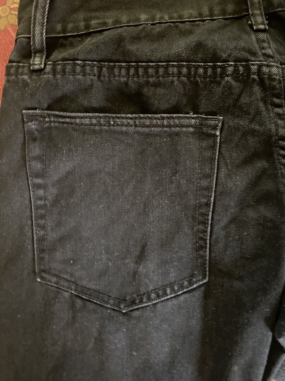 Black Icon Vintage Japanese Brand Black Icon Distressed Rick Owen Style Size US 32 / EU 48 - 12 Thumbnail
