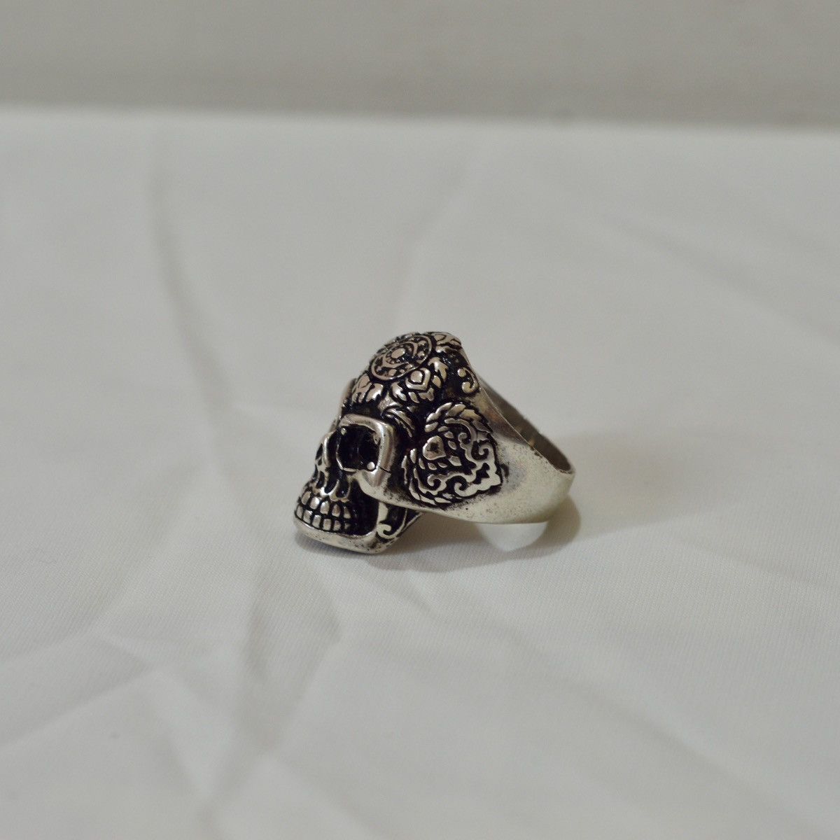 Other Skull silver 925 Ring Size ONE SIZE - 5 Thumbnail