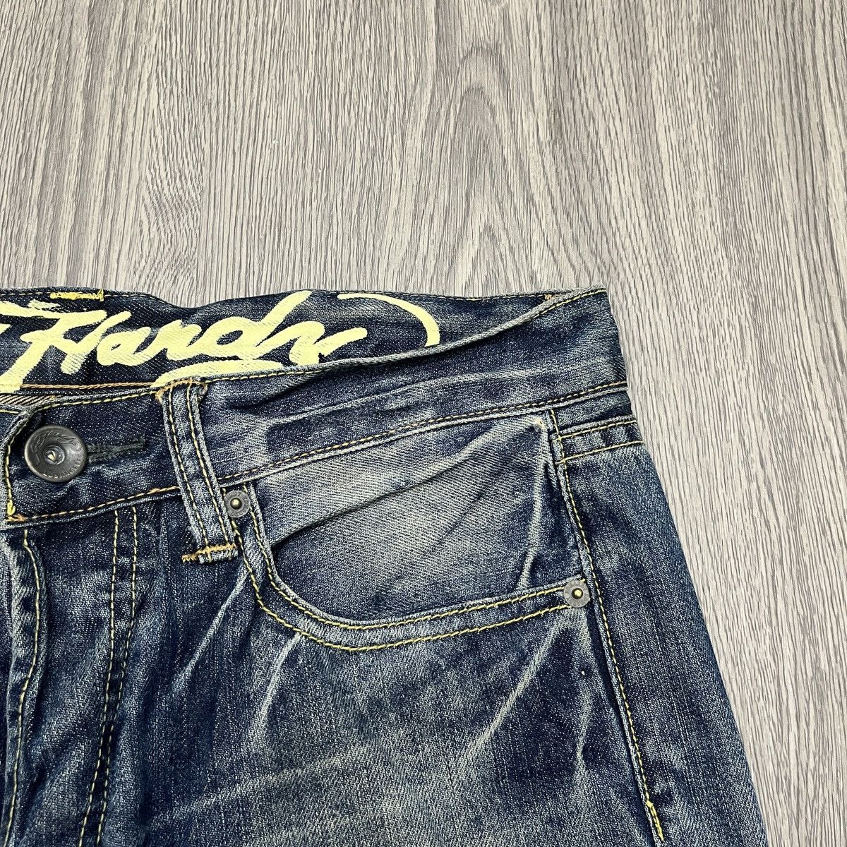 Ed Hardy 2000s Embroidery Jeans Ed Hardy Back Print 🟥 Size US 30 / EU 46 - 9 Thumbnail