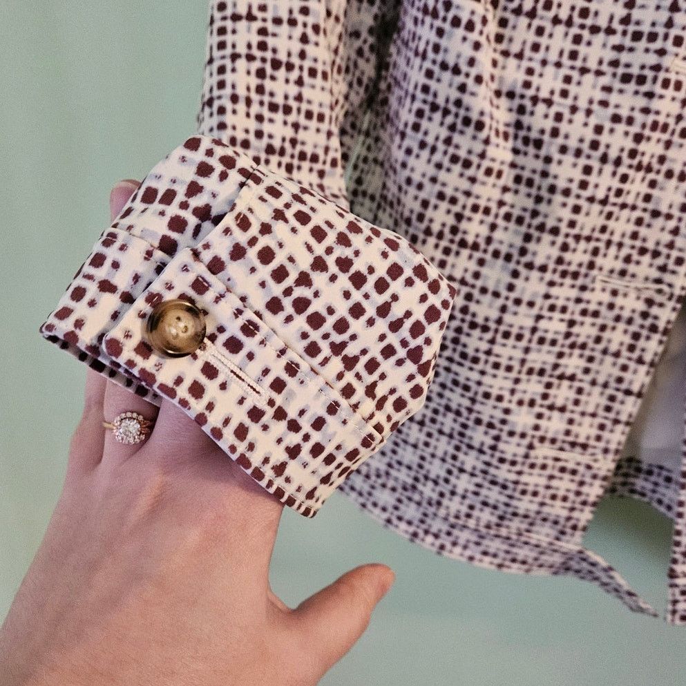Prada Prada Milano Designer Geometric Printed Blazer Style Jacket Size XS / US 0-2 / IT 36-38 - 8 Thumbnail