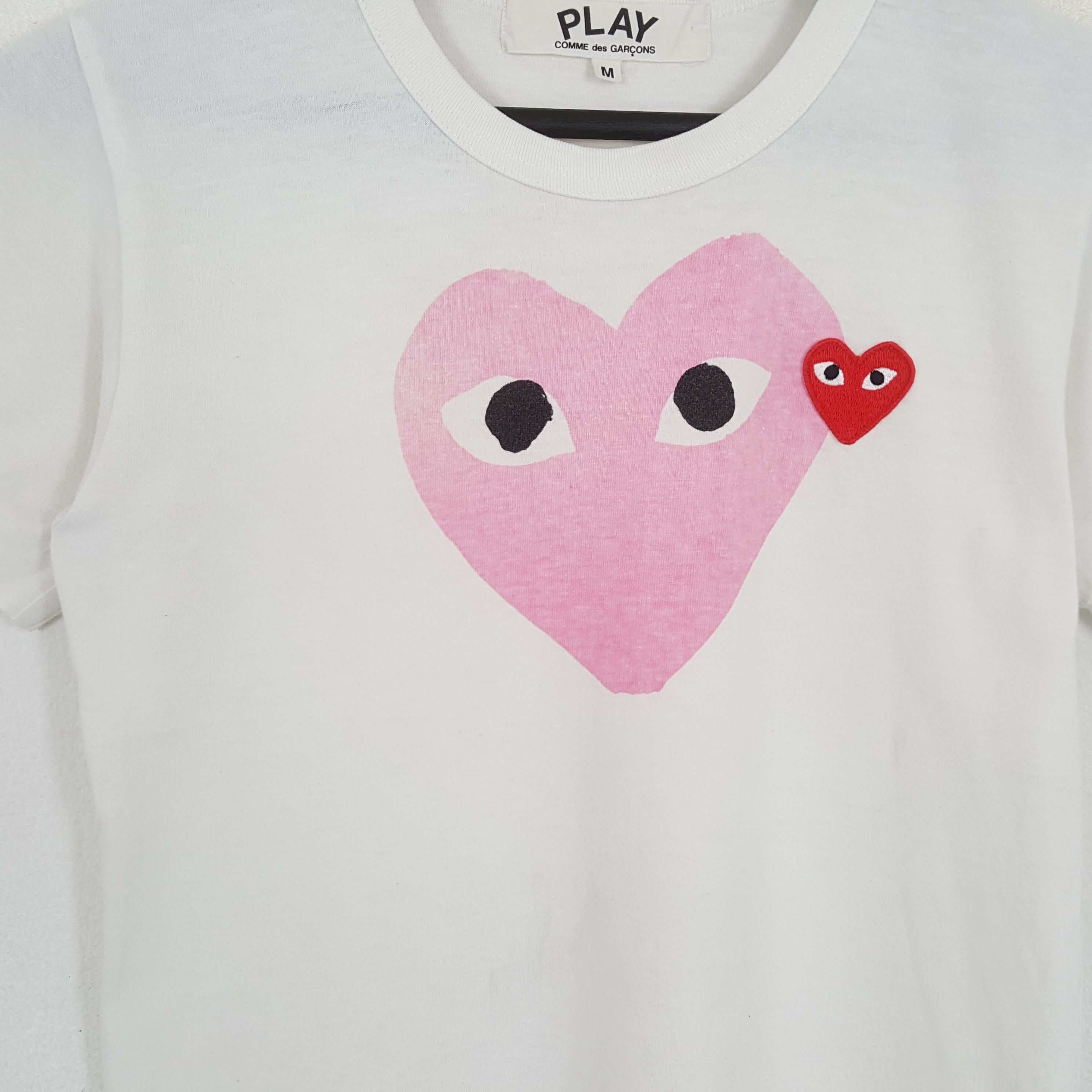Comme des Garcons PLAY × Japanese Brand × Vintage COMME DES GARCONS PLAY Logo Japanese Brand Tshirt Size XS / US 0-2 / IT 36-38 - 2 Thumbnail