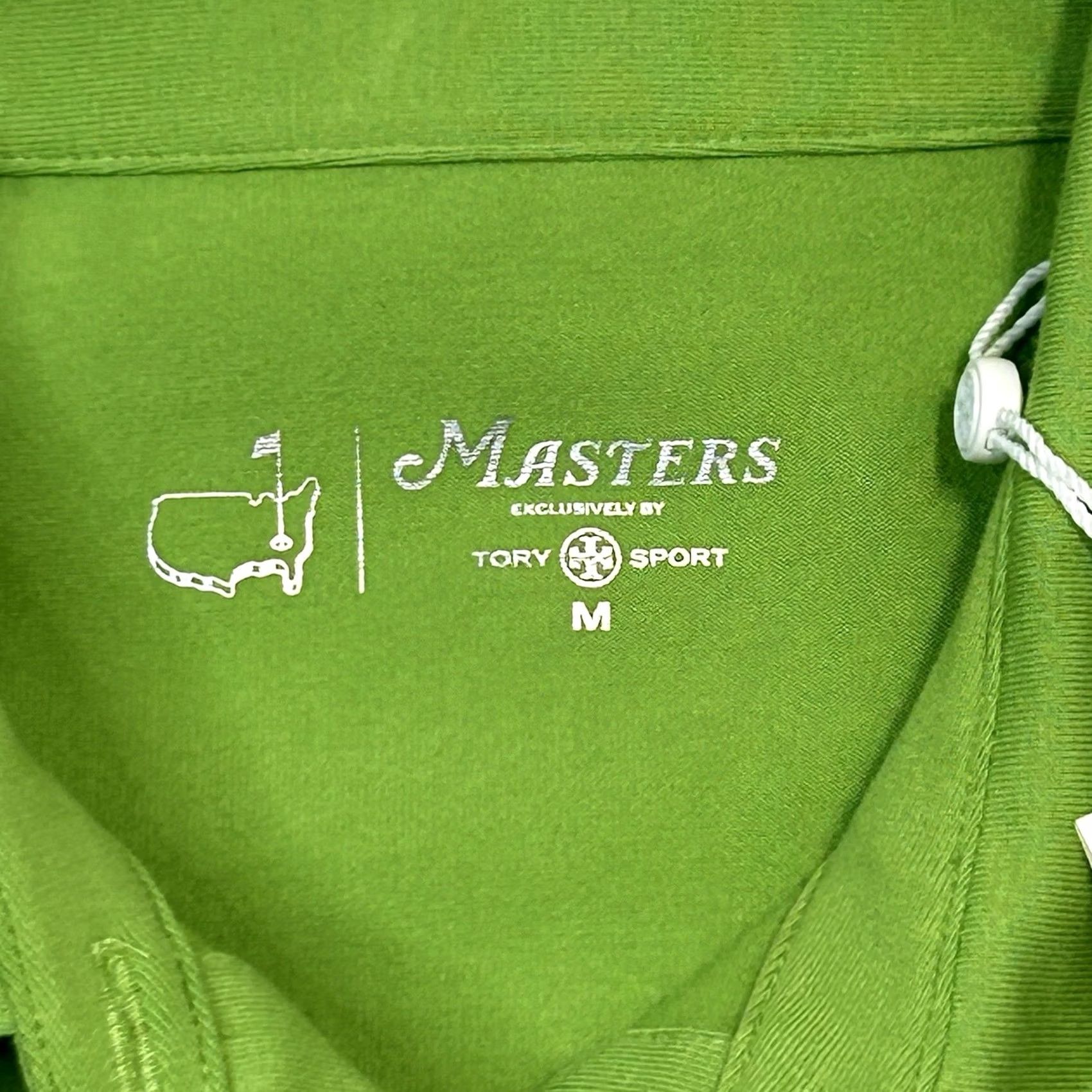 Tory Burch Tory Burch Sport The Masters Green Polo Shirt Gold Buttons Size M NEW Exclusive Polo Shirt Womens Regular Green Gold Button Sports Theme Size M / US 6-8 / IT 42-44 - 6 Thumbnail