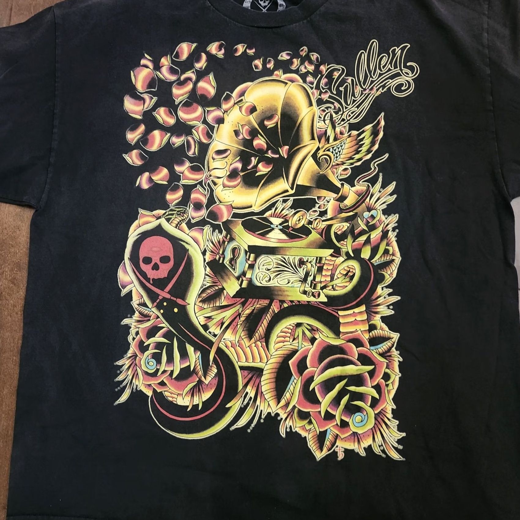 Vintage Sullen Art Collective Graphic Shirt Mens 2XL Black Tattoo Streetwear USA Size US XXL / EU 58 / 5 - 3 Thumbnail