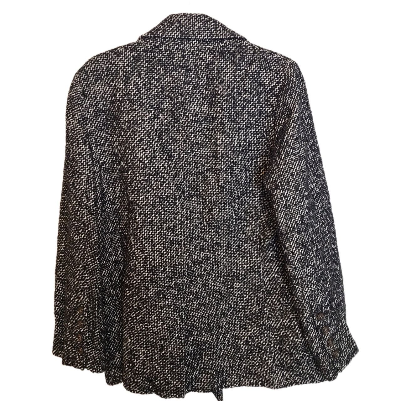 Robert Talbott Talbots Womens Wool Tweed Blazer Sz 14 Classic Dark Academia Size XL / US 12-14 / IT 48-50 - 8 Thumbnail