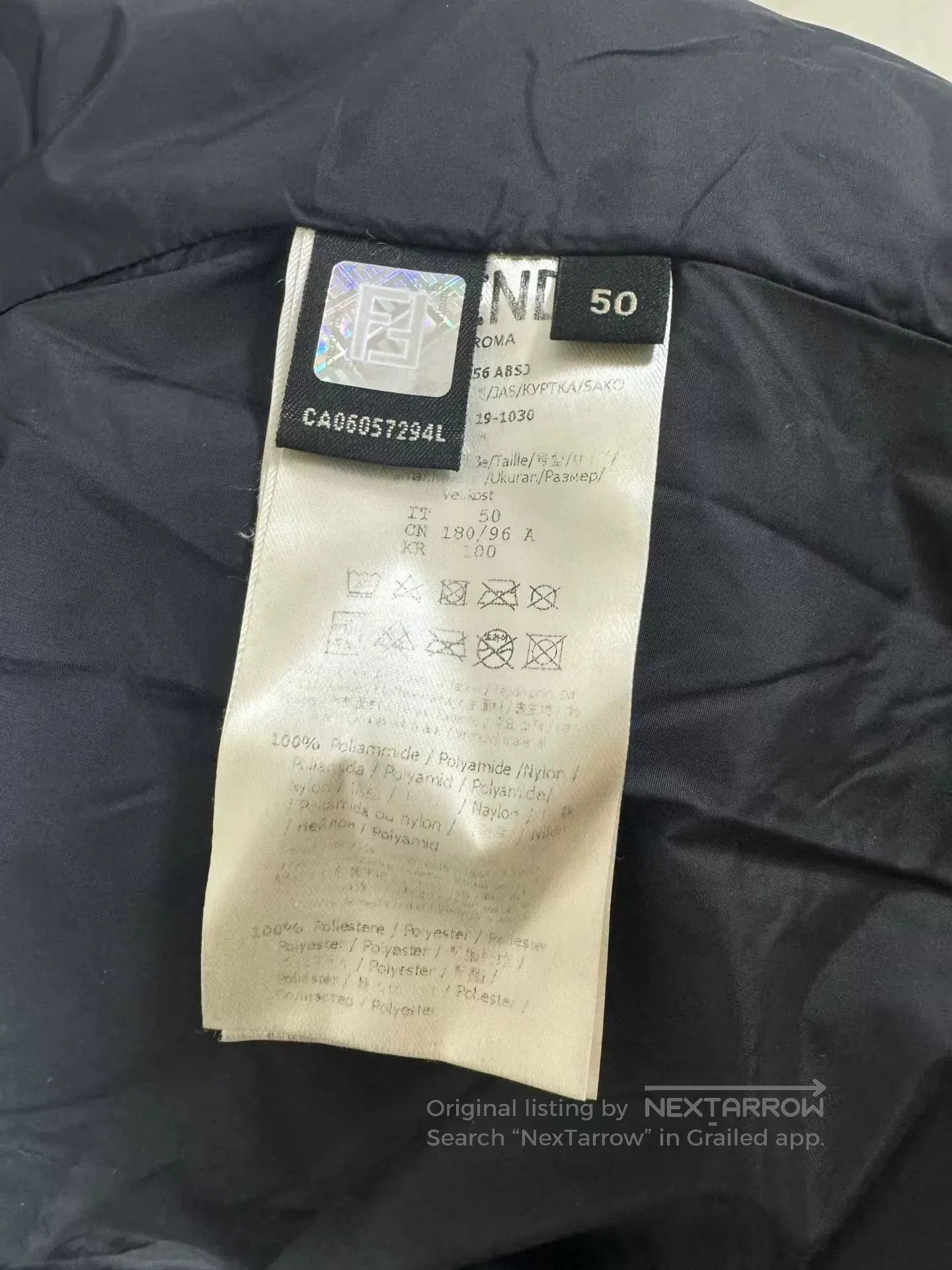 Fendi fendi black patchwork down jacket. Size US XL / EU 56 / 4 - 4 Thumbnail