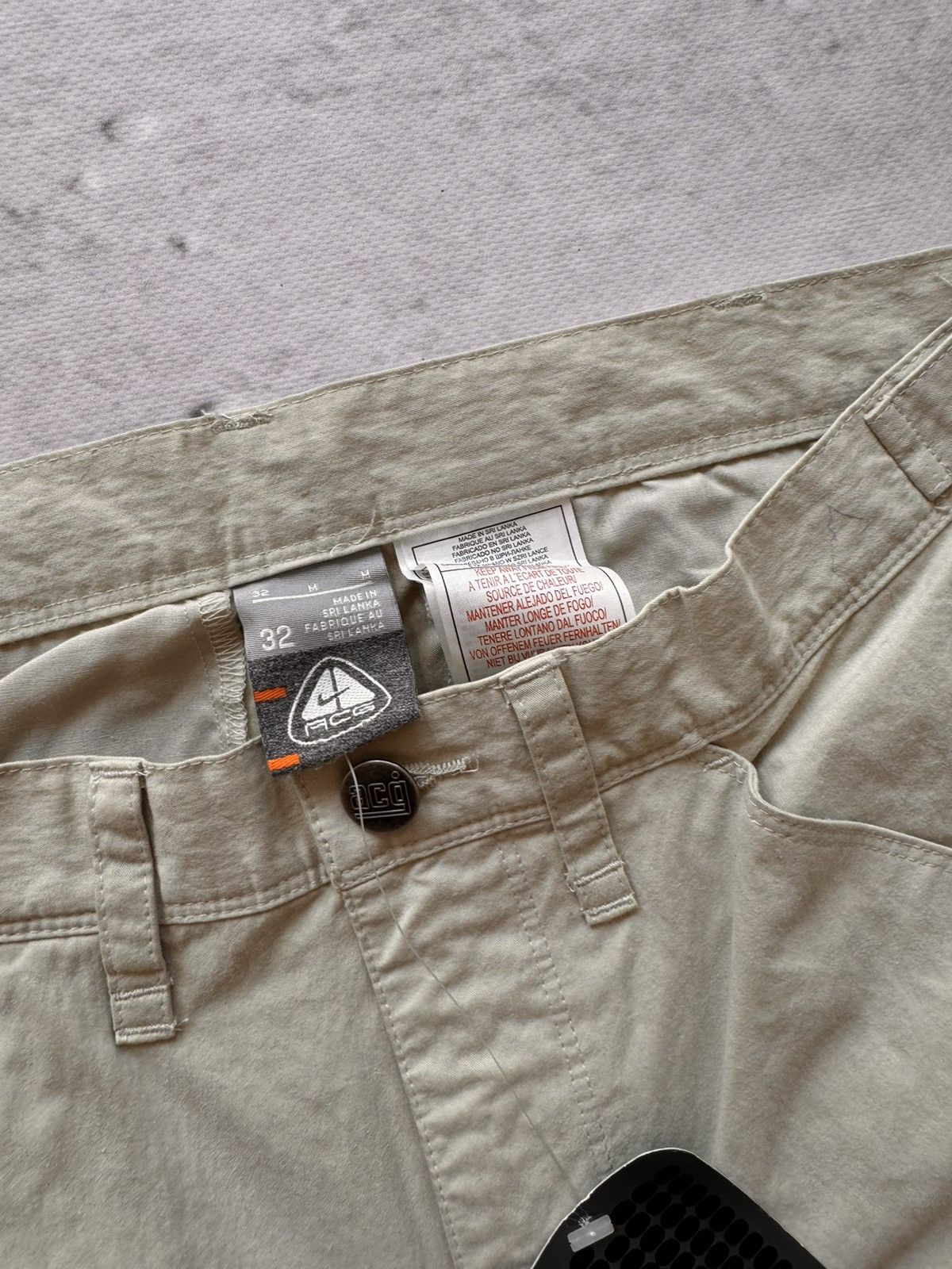 Nike × Nike ACG × Vintage NIKE ACG VINTAGE DOUBLE KNEE BASIC PANTS Size US 32 / EU 48 - 6 Thumbnail