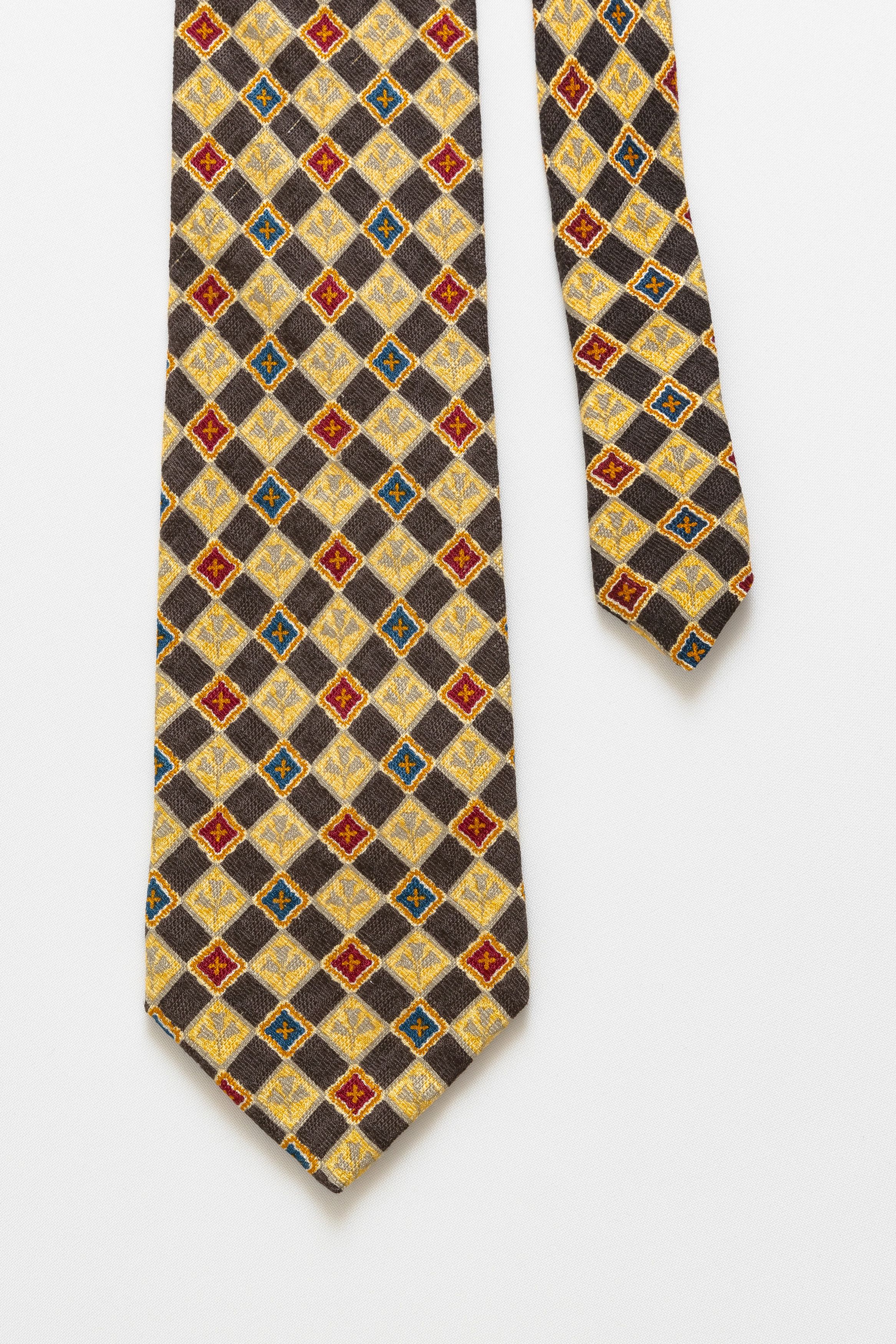 Ermenegildo Zegna Ermenegildo Zegna Men's Multicolor Silk Cravatte Tie 044 Size ONE SIZE - 3 Thumbnail